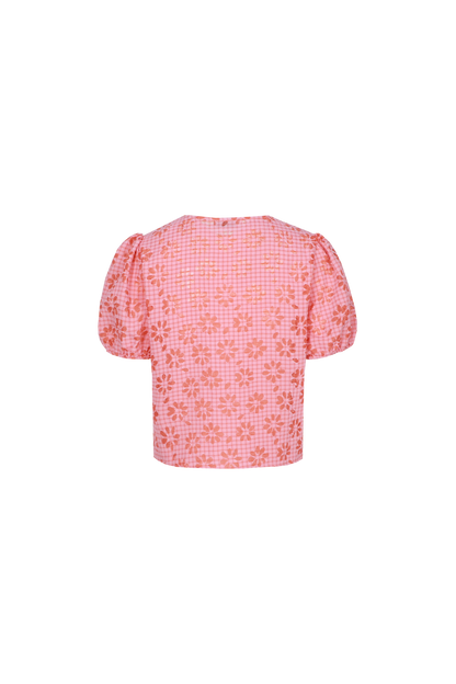Aubry blouse terra/blush peach