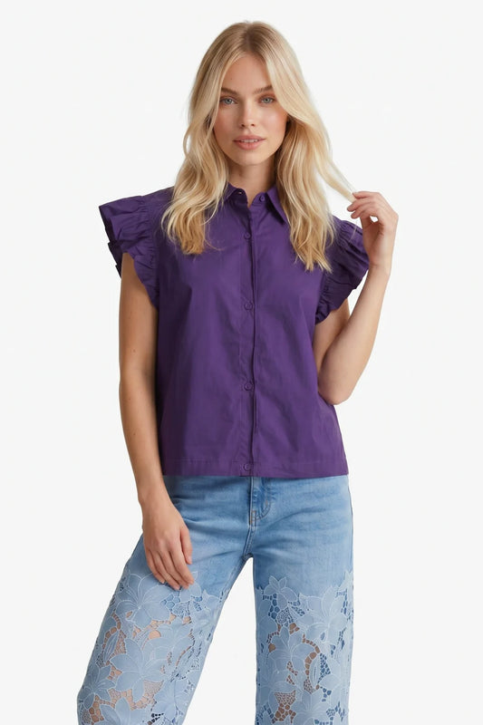 Jara blouse royal plum