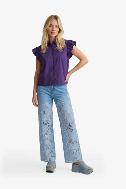 Jara blouse royal plum