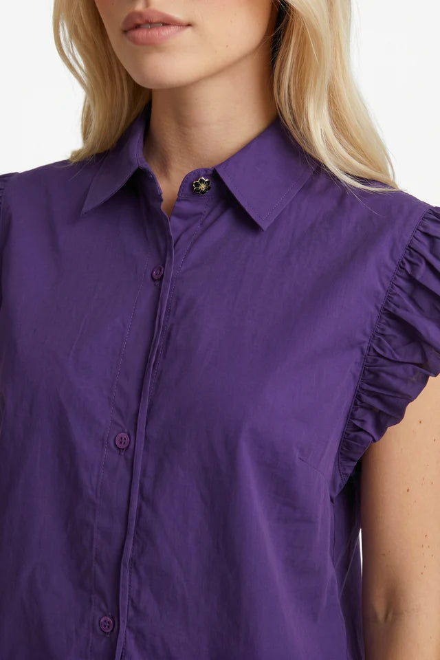 Jara blouse royal plum
