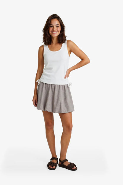 Millie top white
