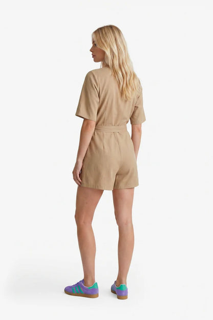 Esta playsuit walnut