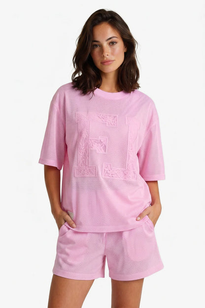 Flow t-shirt blush rose