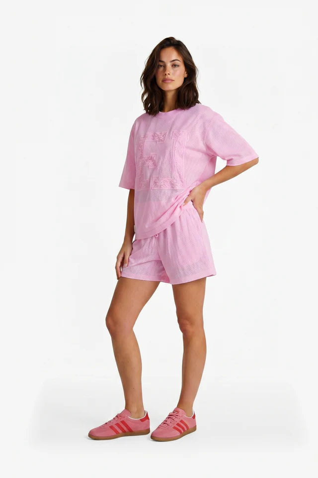 Flow t-shirt blush rose