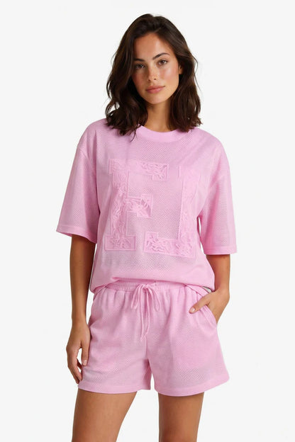Flow t-shirt blush rose