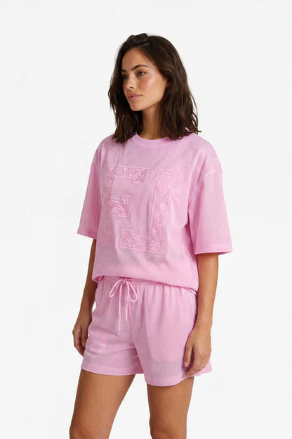 Bowi short blush rose