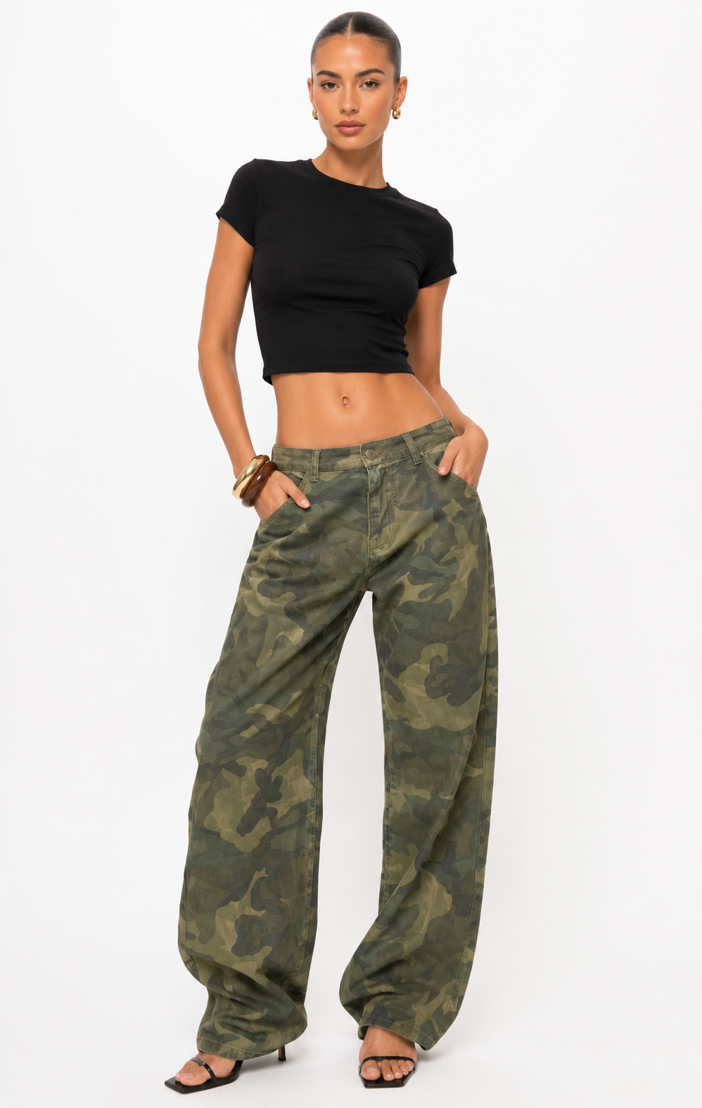 Barrel Jeans – camo