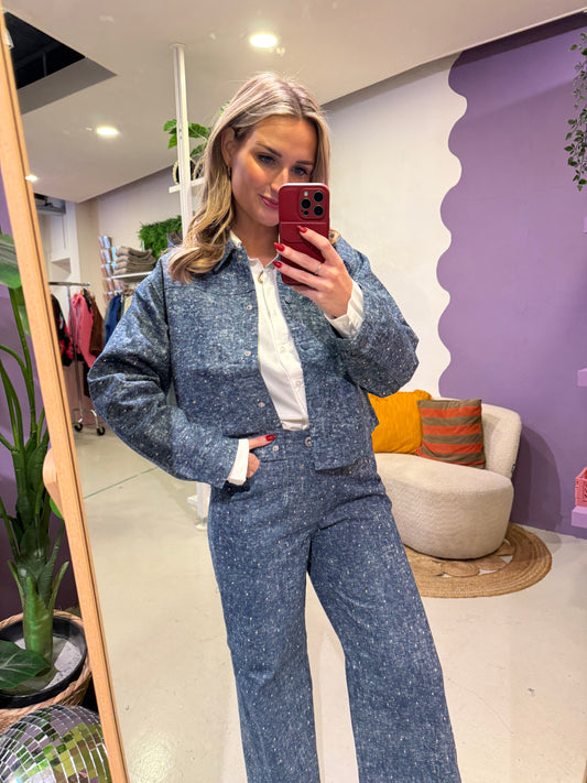 Lucy jacket denim dark blue