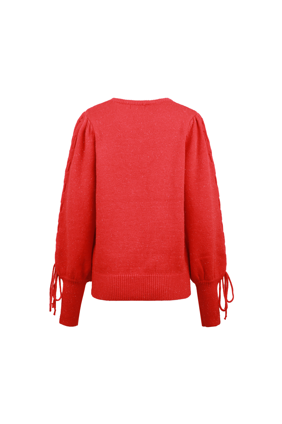 Scottie knit sweater rood