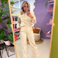 Faux Leather Broek met Hoge Taille
