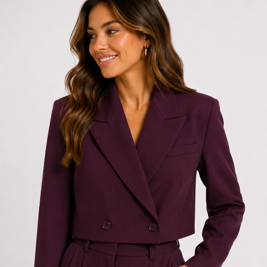 Blazer ayla aubergine