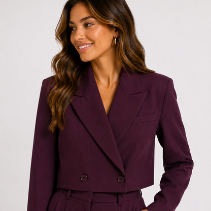 Blazer ayla aubergine