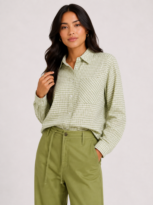 Benja blouse fern green