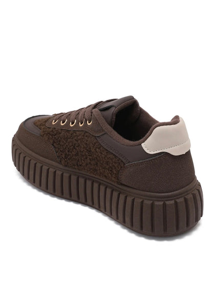 Teddy sneakers plateau zool bruin