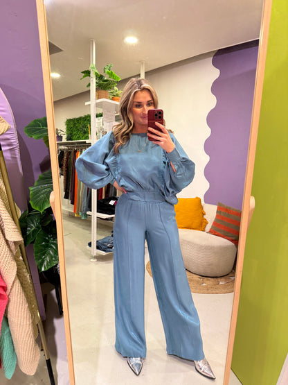 Loretta pants adriatic blue