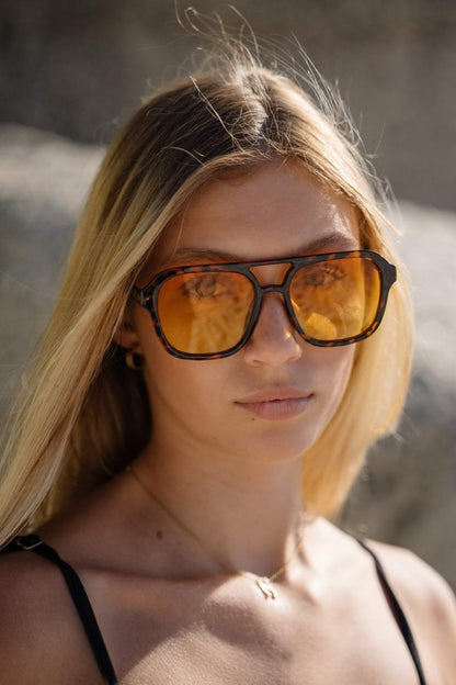 Zonnebril tom orange tortoise 8072