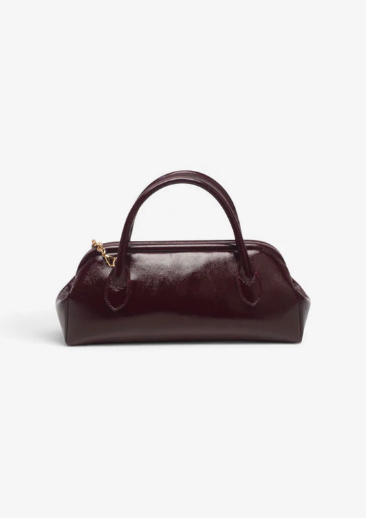 Lak tas bordeaux rood
