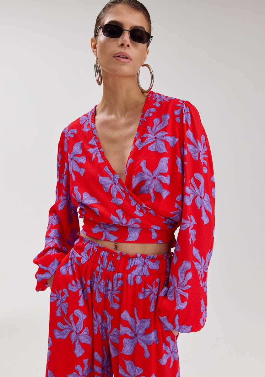 Flora longsleeve wild rose