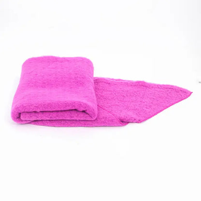Sjaal asymmetrisch roze