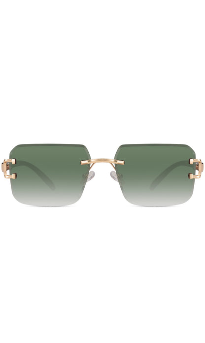 Zonnebril given green 9329
