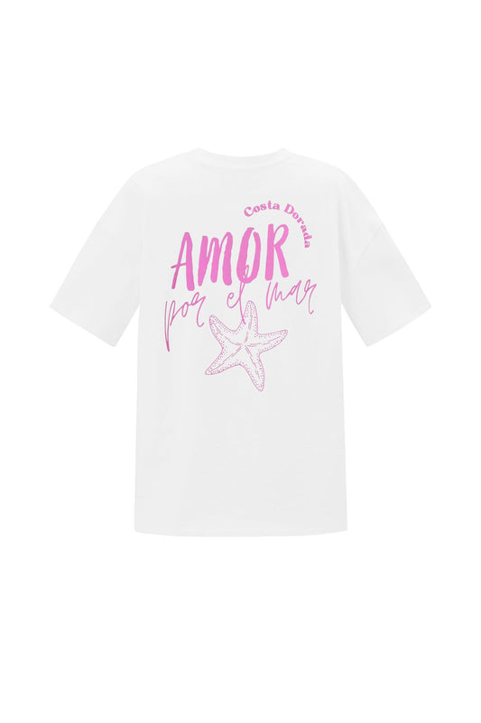 T-shirt amor white