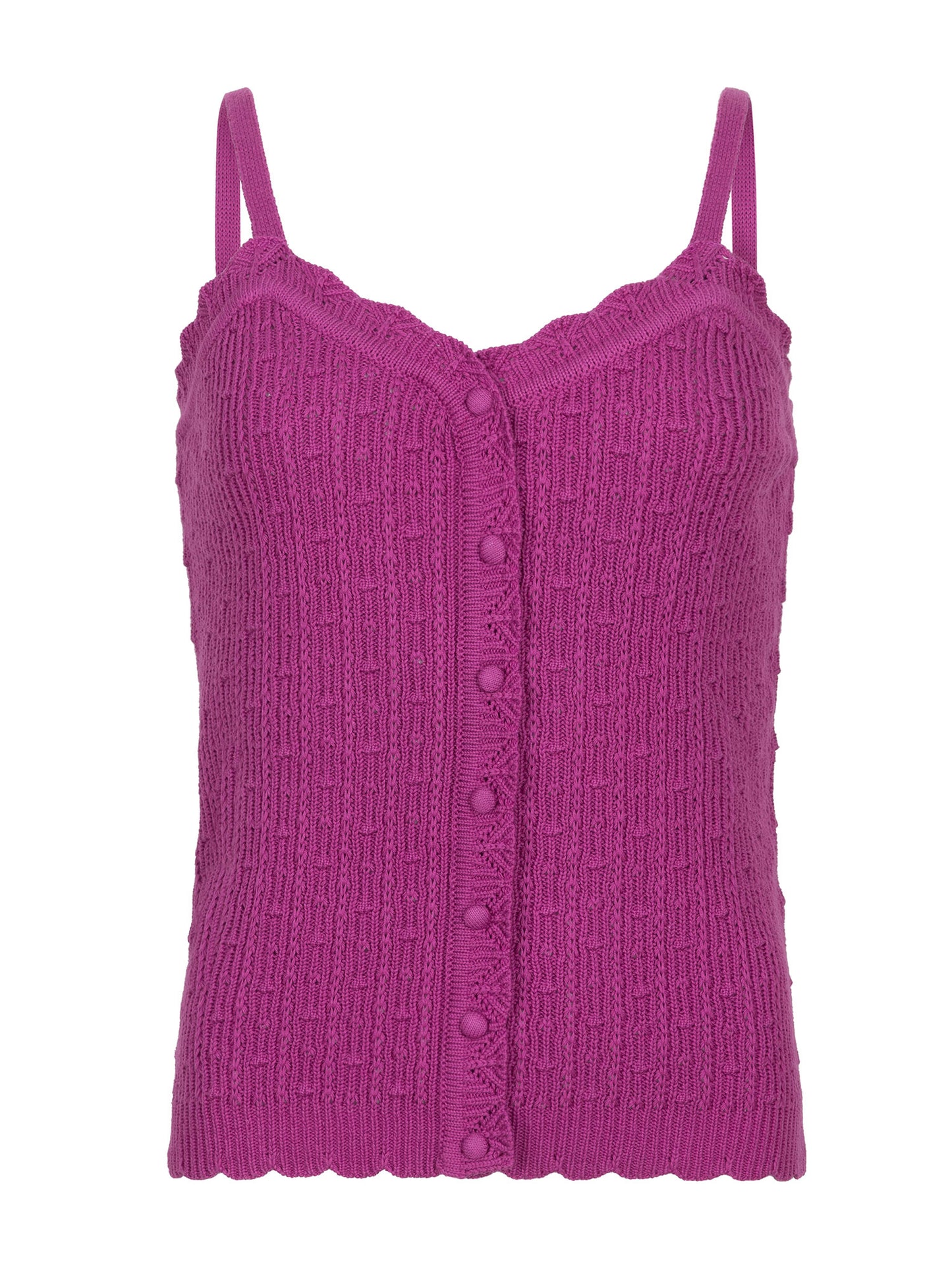 Knitted top kathleen purple