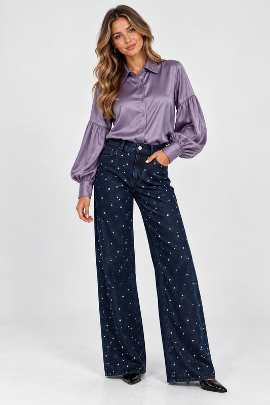 Iva pants denim mid blue