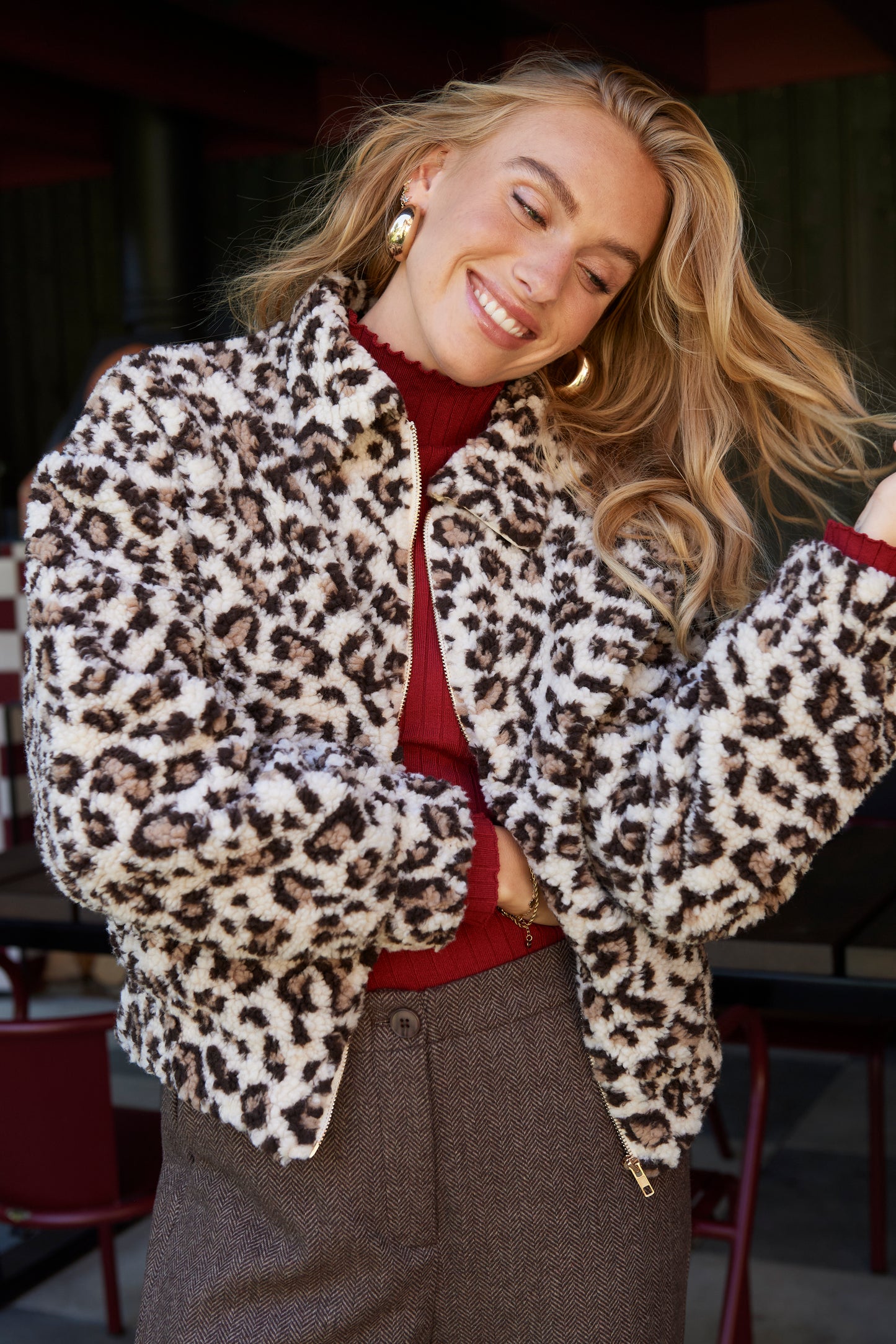 Jacket Rory leopard