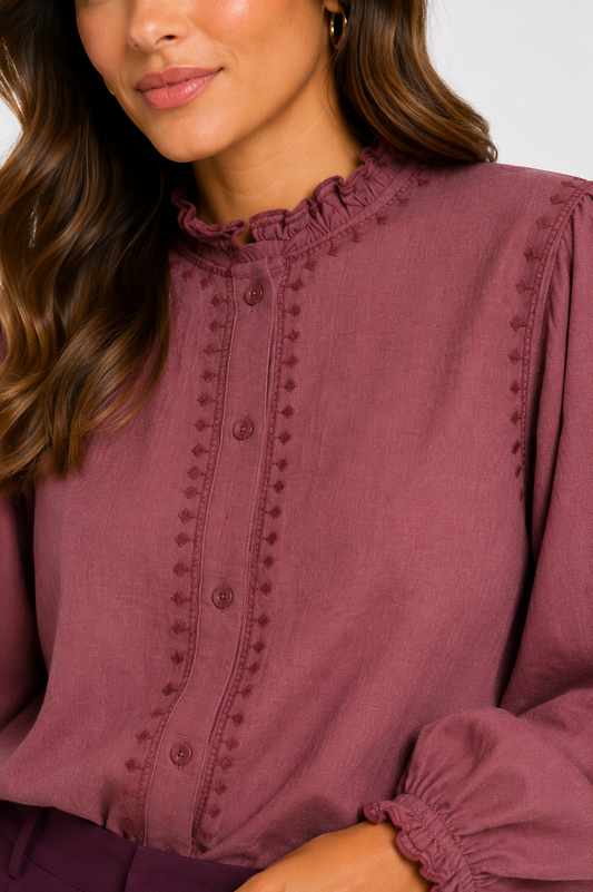 Blouse Hannah mauve
