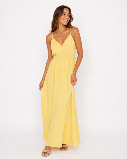 Maxi dress yellow