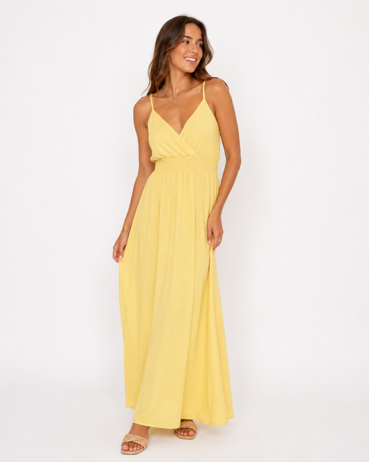 Maxi dress yellow