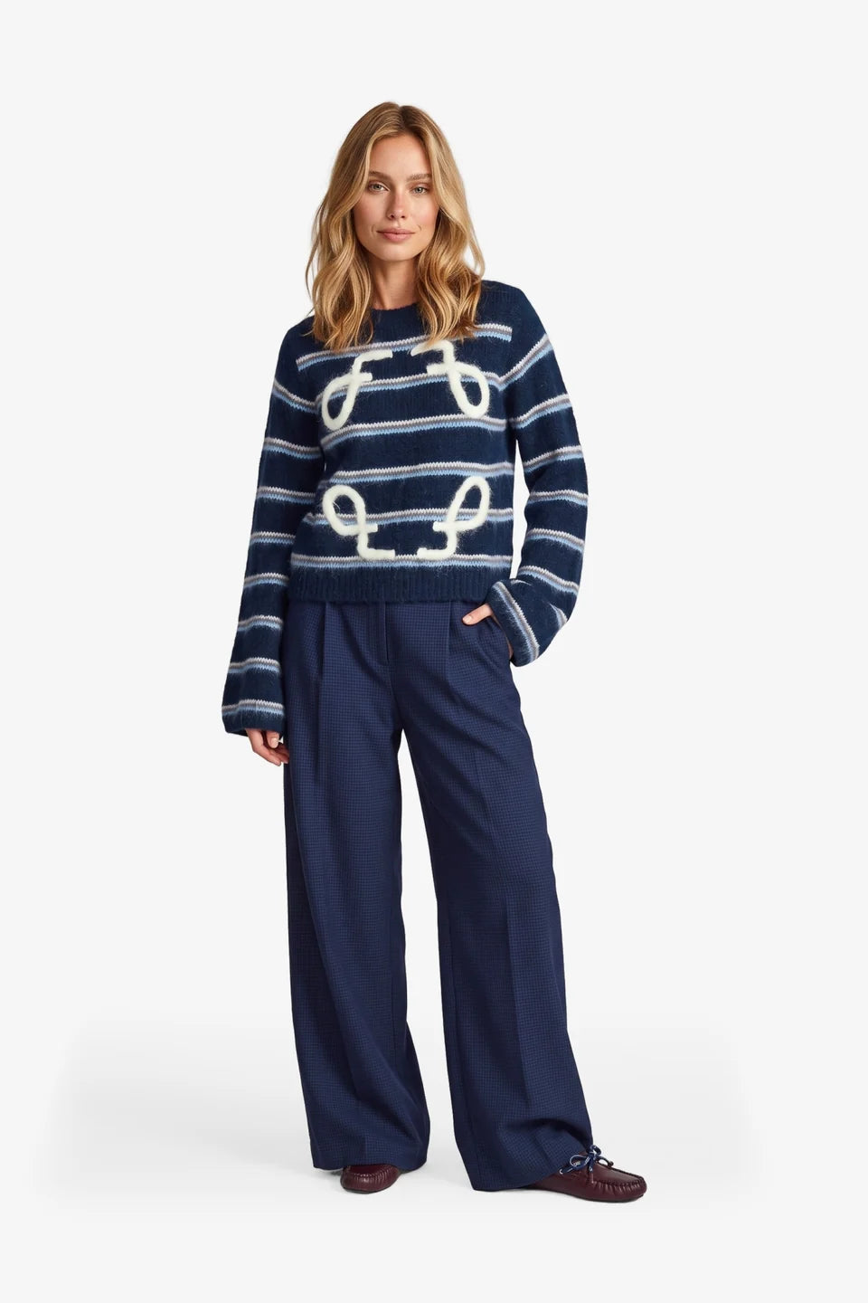 Ronja pants navy blue