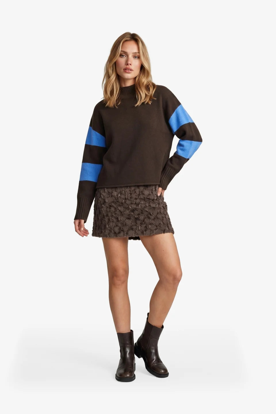 Gabi skirt brown