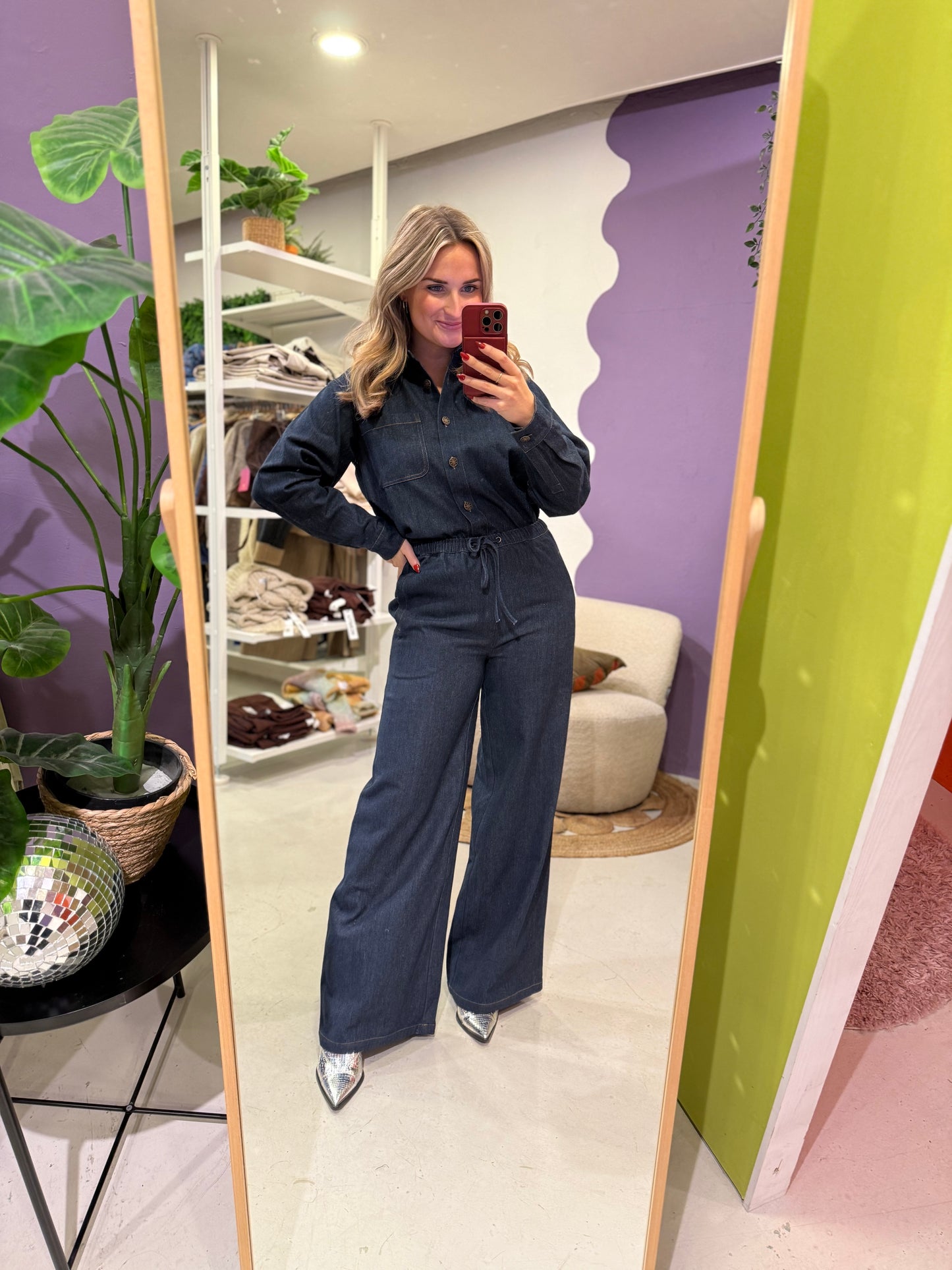 Pants Gracie dark denim