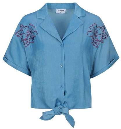 Evy blouse cloud blue