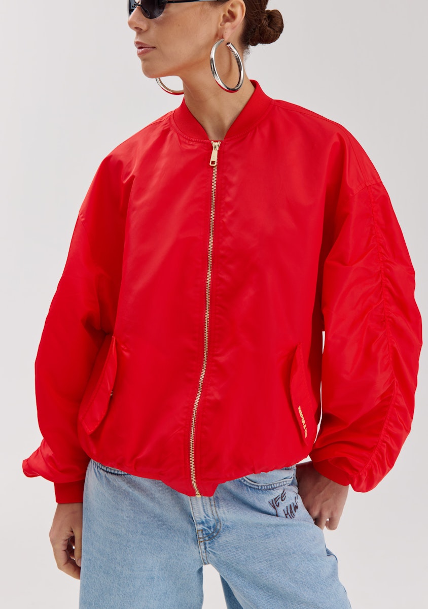 Janna jacket poppy red