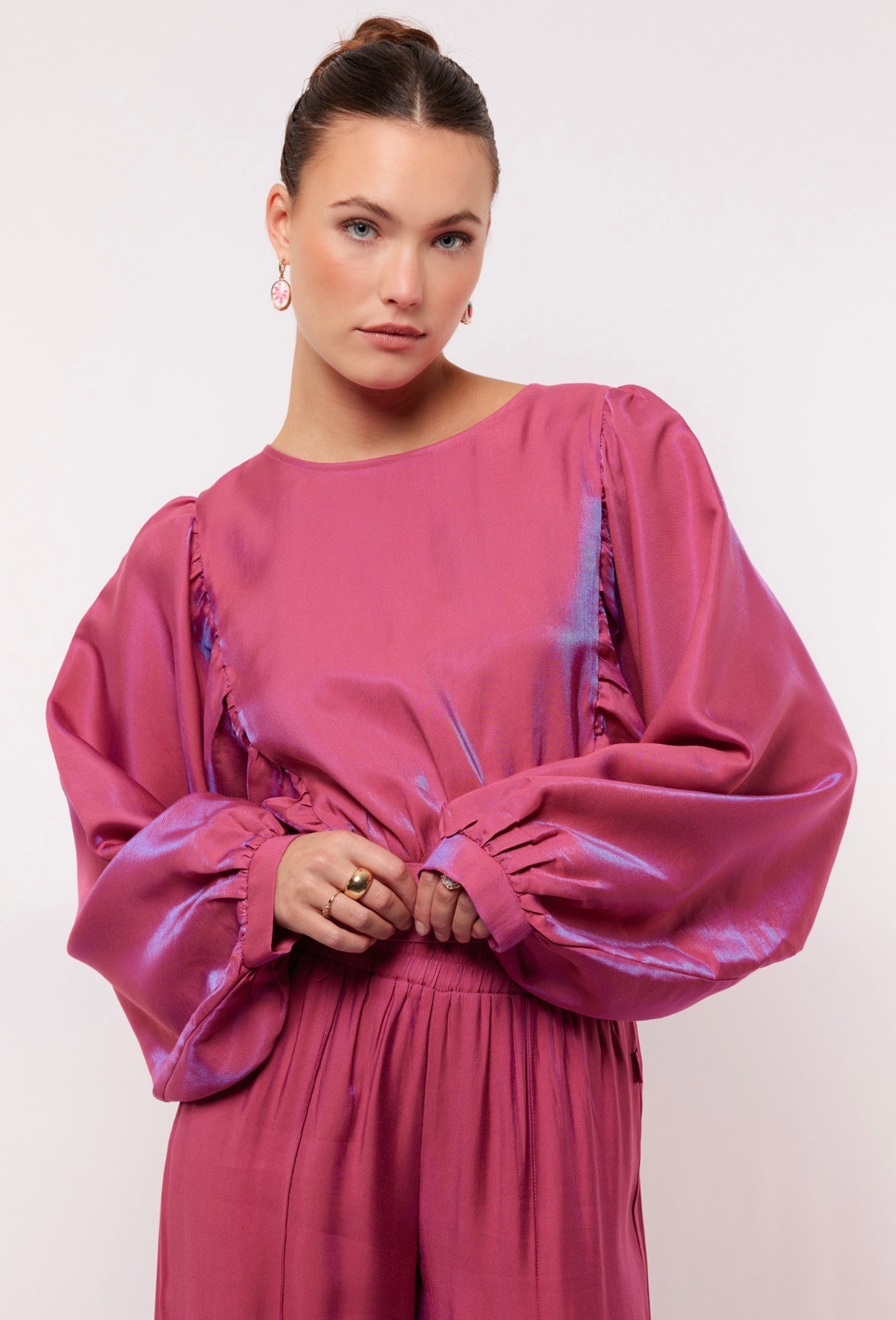 Tes top berry fuchsia