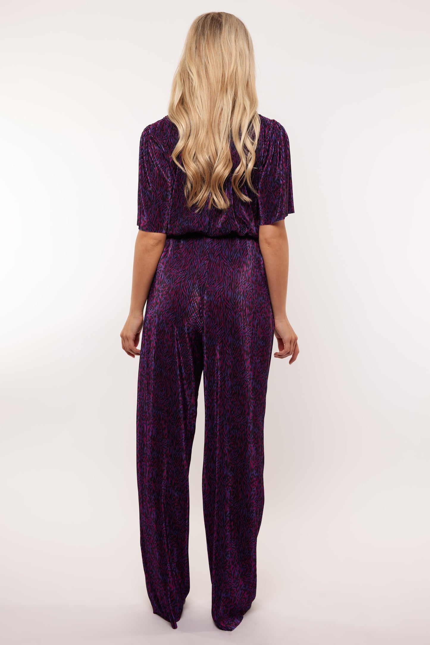 Melanie broek black/cool purple