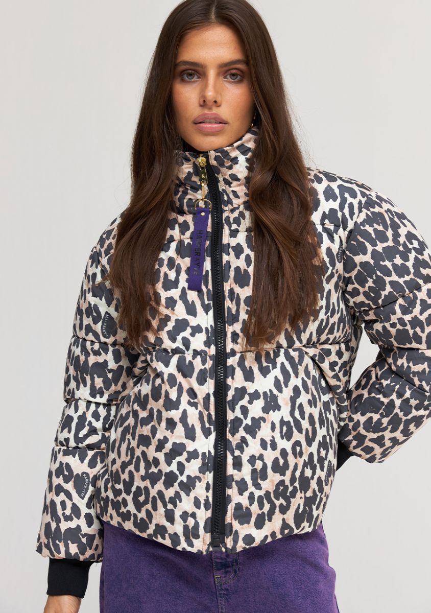 Marly winterjas leopard