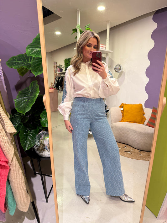 Riven pants light blue