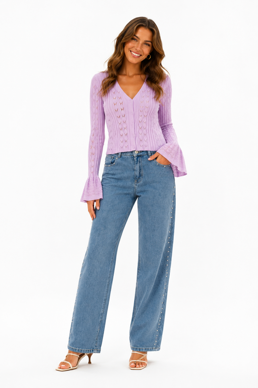 Jeans met studs