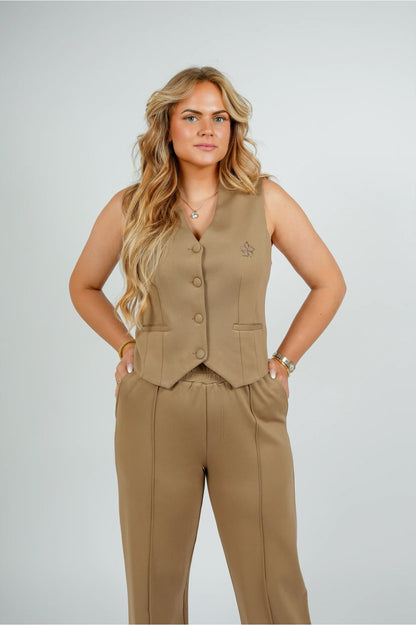 Gilet camel