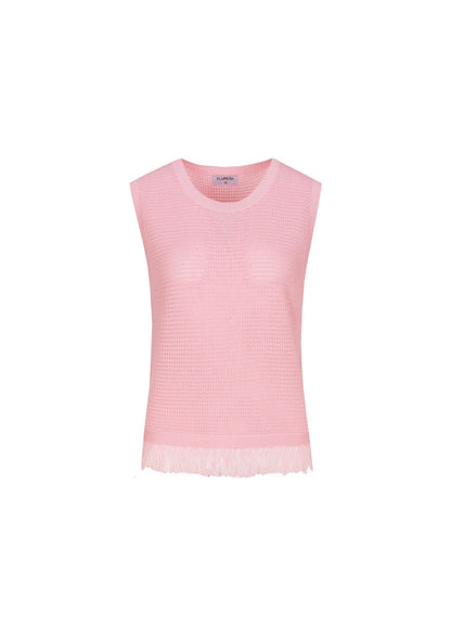 Aiden knitting top blush peach