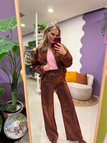 Fiora pants rum raisan