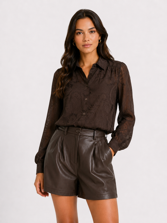 Blouse Winslet brown