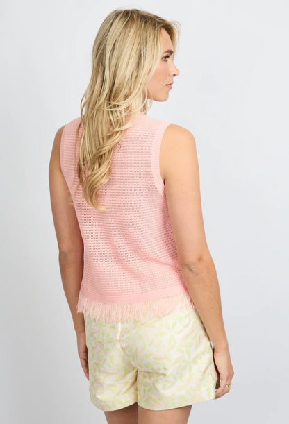 Aiden knitting top blush peach