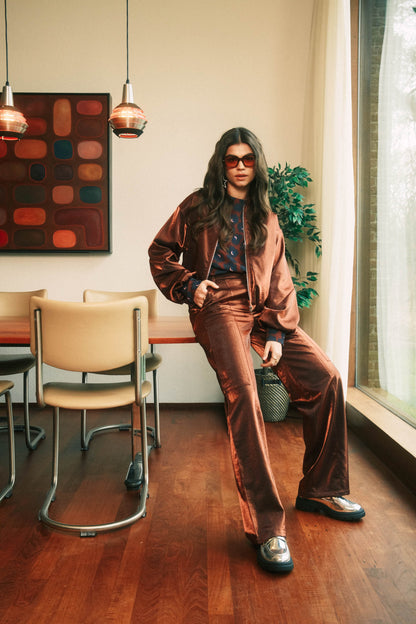 Thirza jacket rum raisan