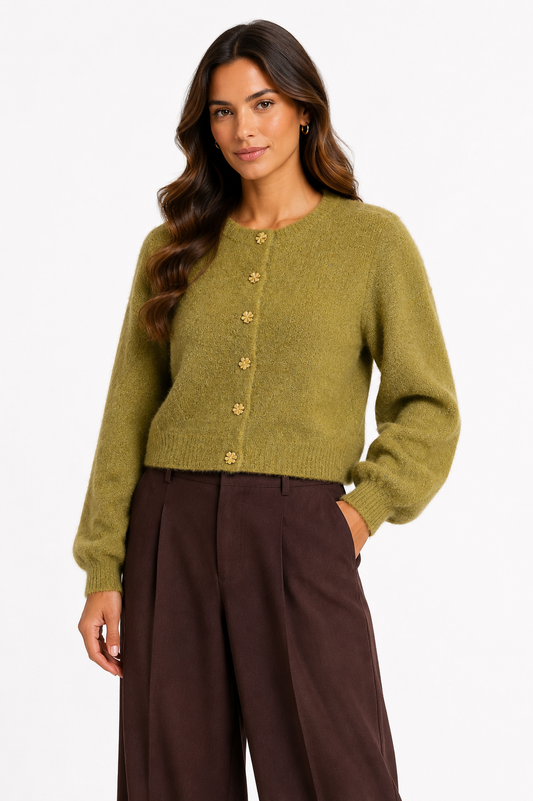 Cardigan eden green