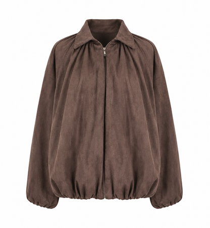 Pu jacket bruin