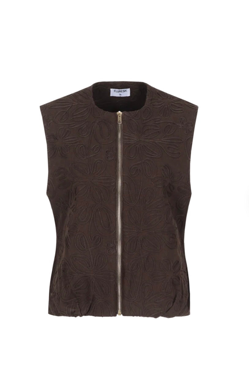 Dea gilet bruin